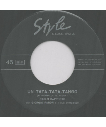 Un Tata-Tata-Tango [Carlo Dapporto] - Vinyl 7", 45 RPM